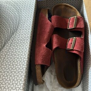 Birkenstock Arizona Soft Footbed Antique Red